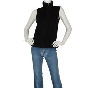 Patagonia Women's Synchilla Full Zip Black Fleece Vest S